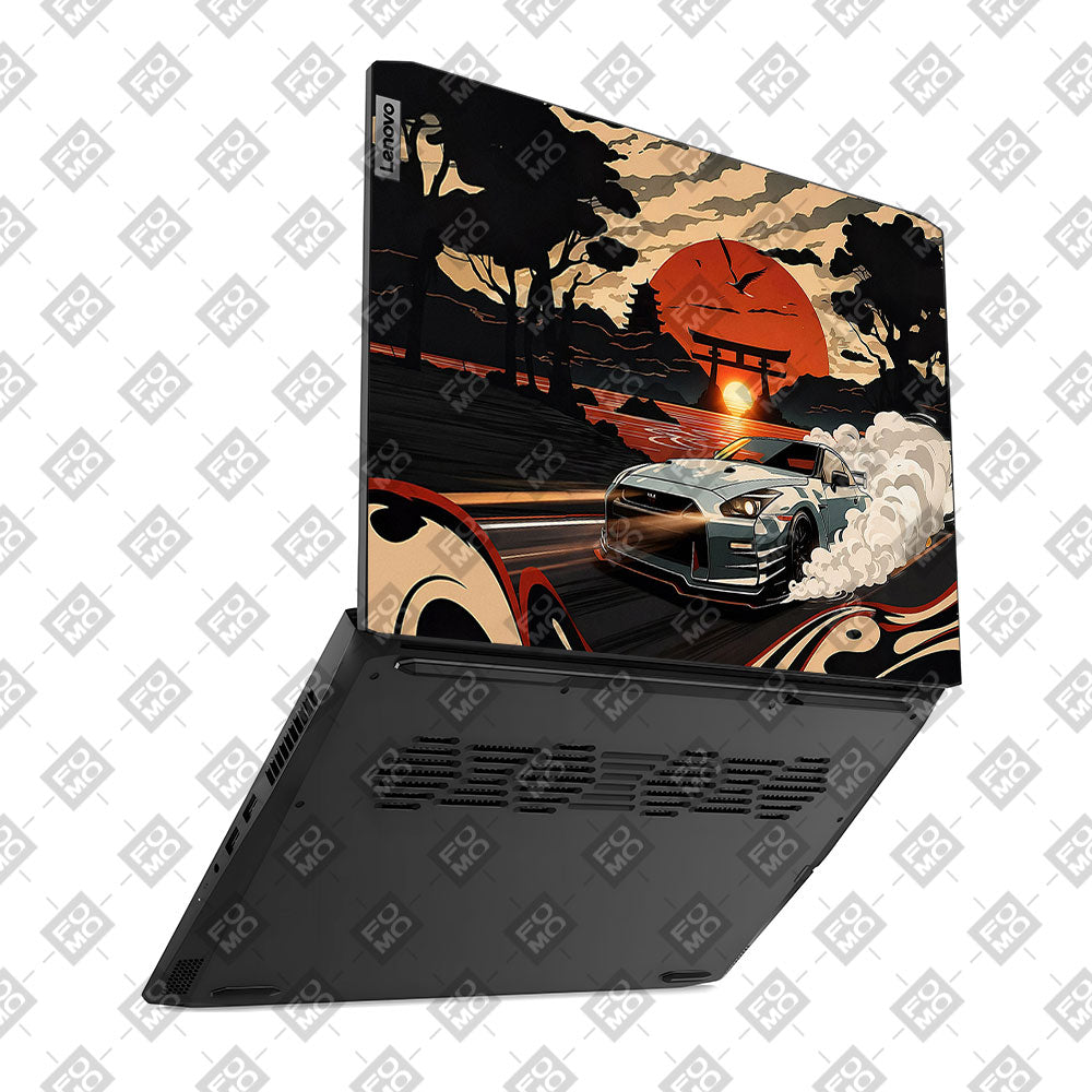 Samurai Rising Sun GTR Lenovo IdeaPad Gaming 3 15ACH6 and 15IHU6 Laptop Skin
