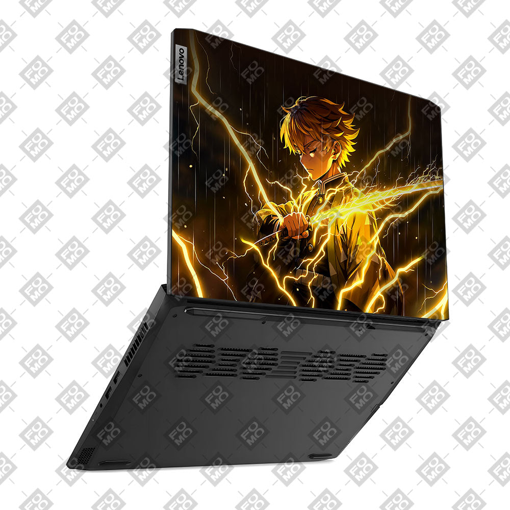Thunder Soul Lightning Zenitsu Lenovo IdeaPad Gaming 3 15ACH6 and 15IHU6 Laptop Skin