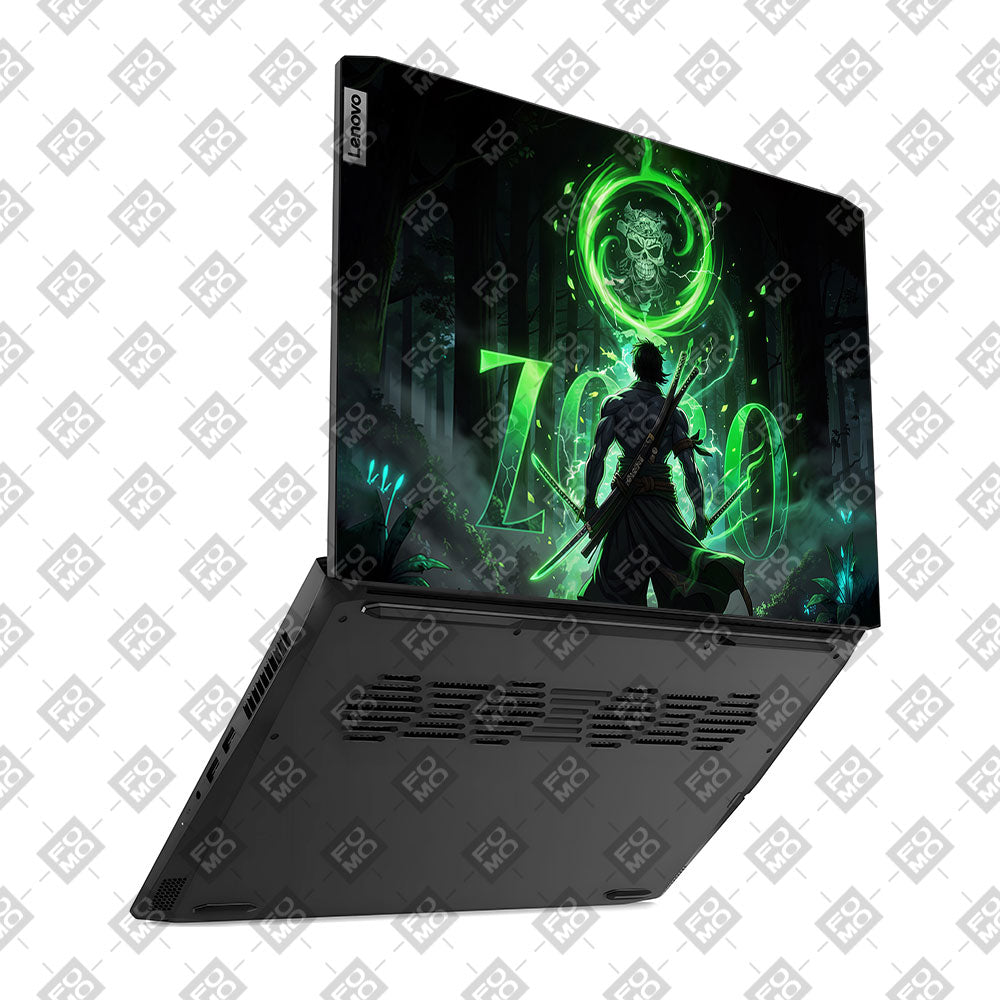 Zoro Green Aura Lenovo IdeaPad Gaming 3 15ACH6 and 15IHU6 Laptop Skin