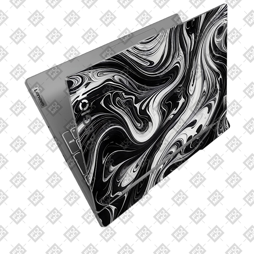Black and White Marble Lenovo Legion 5 15IRX9 Laptop Skin