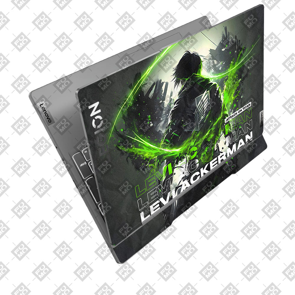 Neon Anime Swordsman Lenovo Legion 5 15IRX9 Laptop Skin