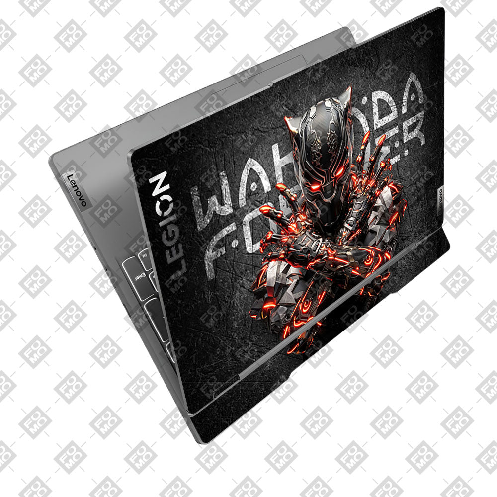 Black Panther Glowing Fury Lenovo Legion 5 15IRX9 Laptop Skin