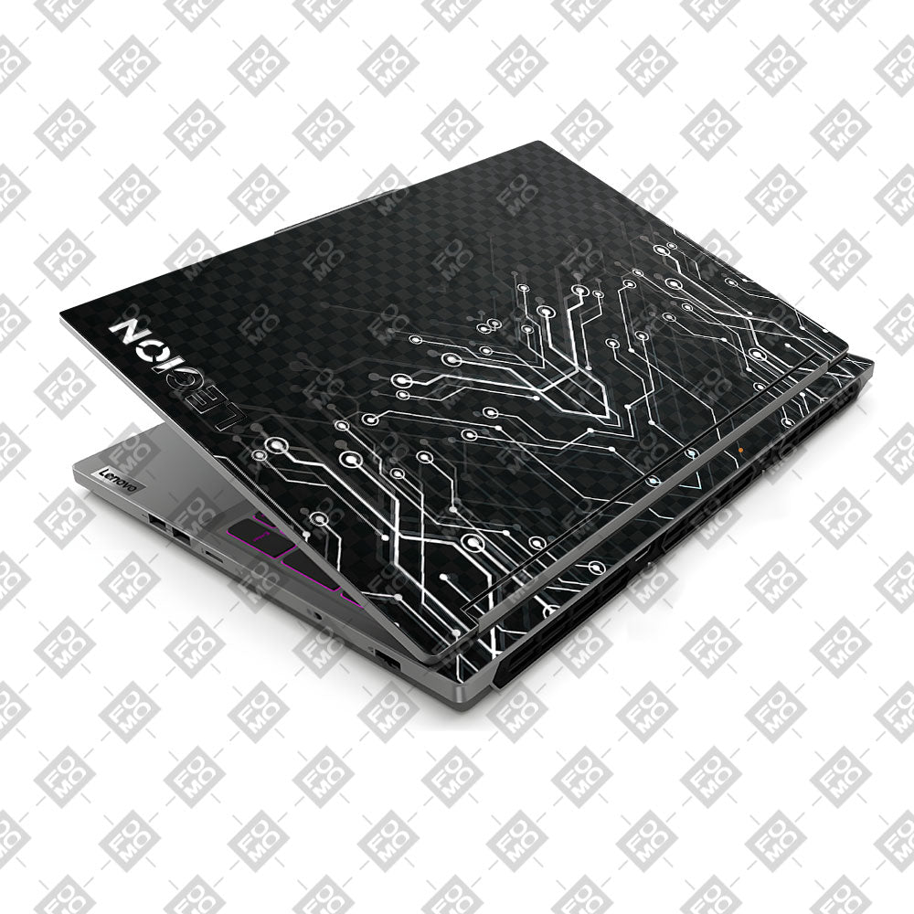 Black Digital Circuit Lenovo Legion 5 16IRX9 Laptop Skin