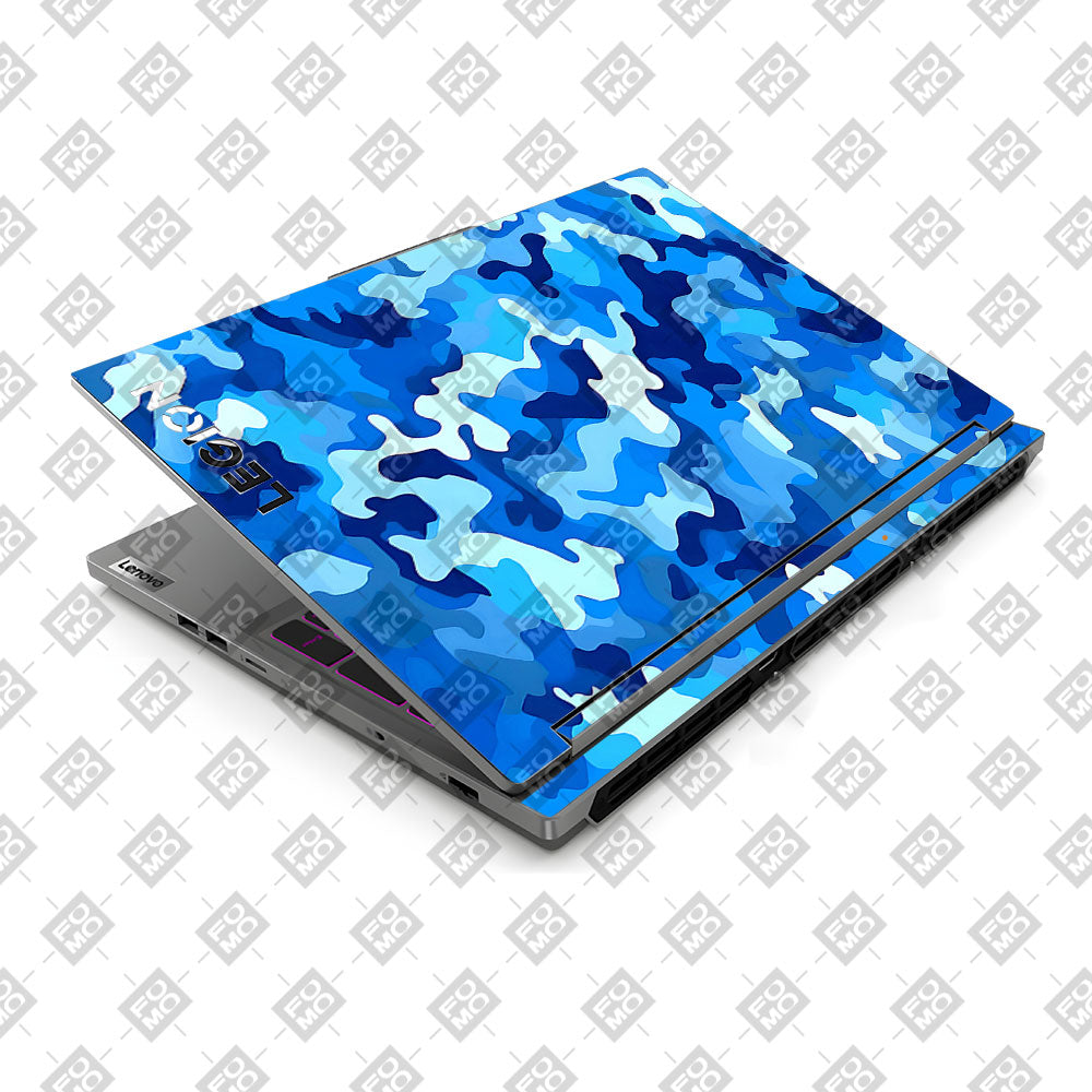 Arctic Blue Camo Pattern Lenovo Legion 5 16IRX9 Laptop Skin