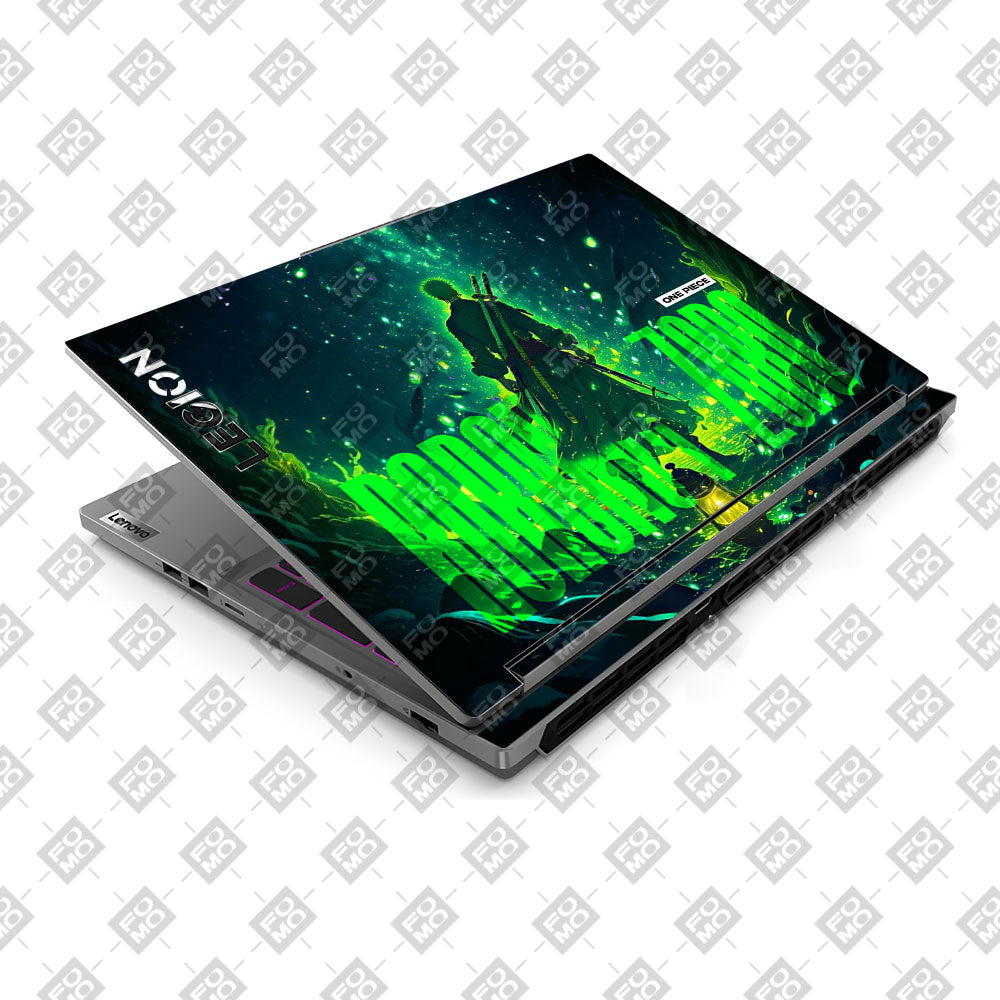 Roronoa Zoro Green Fury Lenovo Legion 5 16IRX9 Laptop Skin
