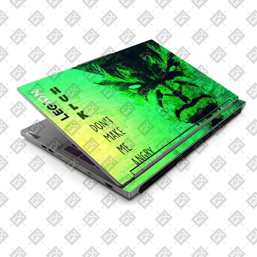 Green Comic Titan Lenovo Legion 5 16IRX9 Laptop Skin