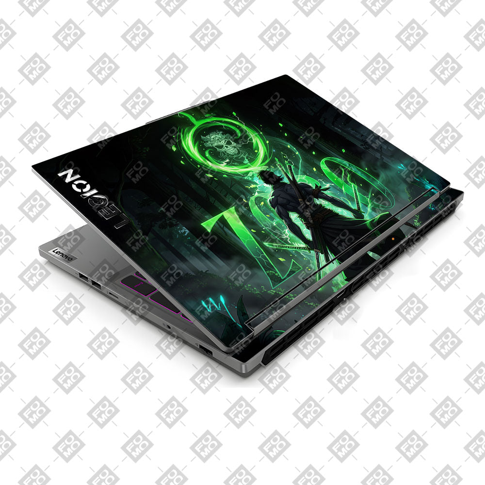 Zoro Green Aura Lenovo Legion 5 16IRX9 Laptop Skin