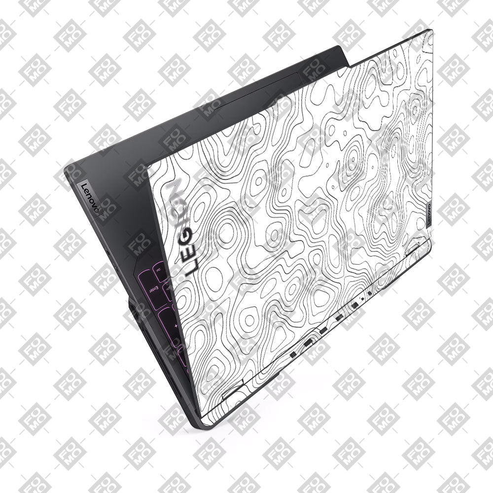 White Contour Design Lenovo Legion 5 Pro 16IRX8 and 16IRX9 Laptop Skin