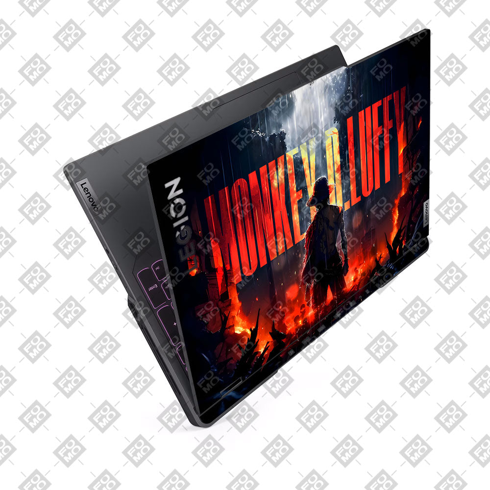 Monkey D. Luffy Blazing Red Lenovo Legion 5 Pro 16IRX8 and 16IRX9 Laptop Skin