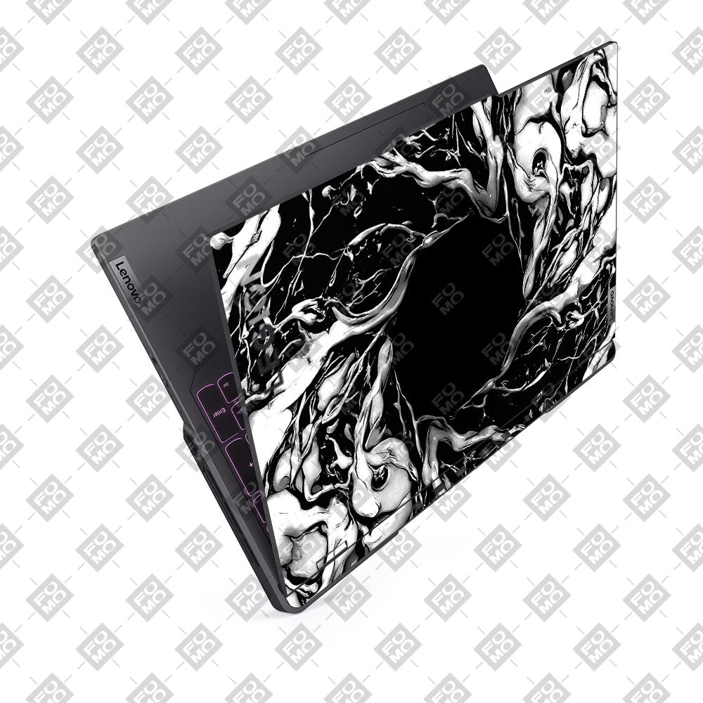 Spiderman Web Black Lenovo Legion 5 Pro 16IRX8 and 16IRX9 Laptop Skin