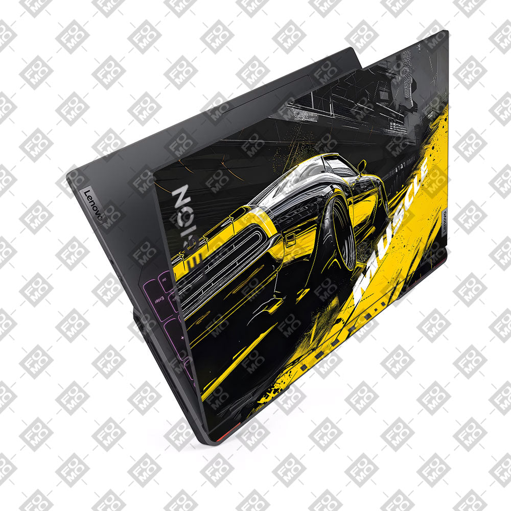 Black Muscle Lenovo Legion 5 Pro 16IRX8 and 16IRX9 Laptop Skin