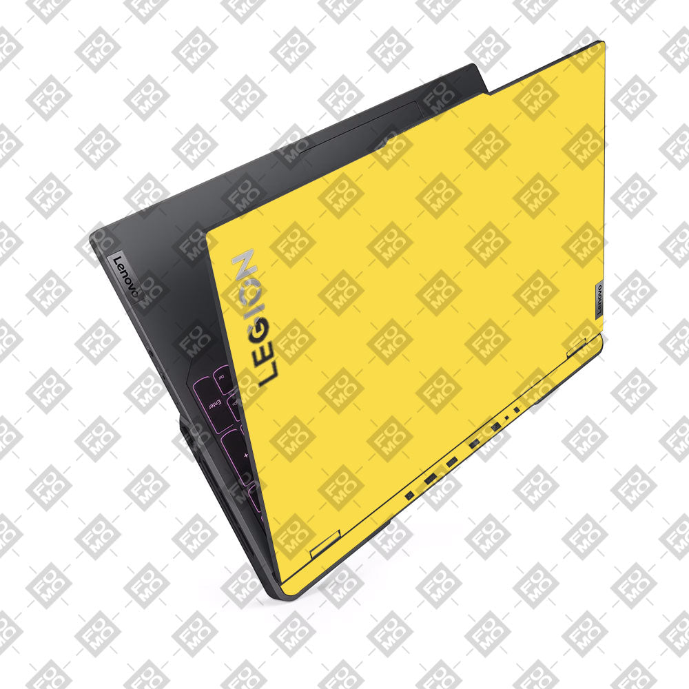 Textured Yellow Lenovo Legion 5 Pro 16IRX8 and 16IRX9 Laptop Skin