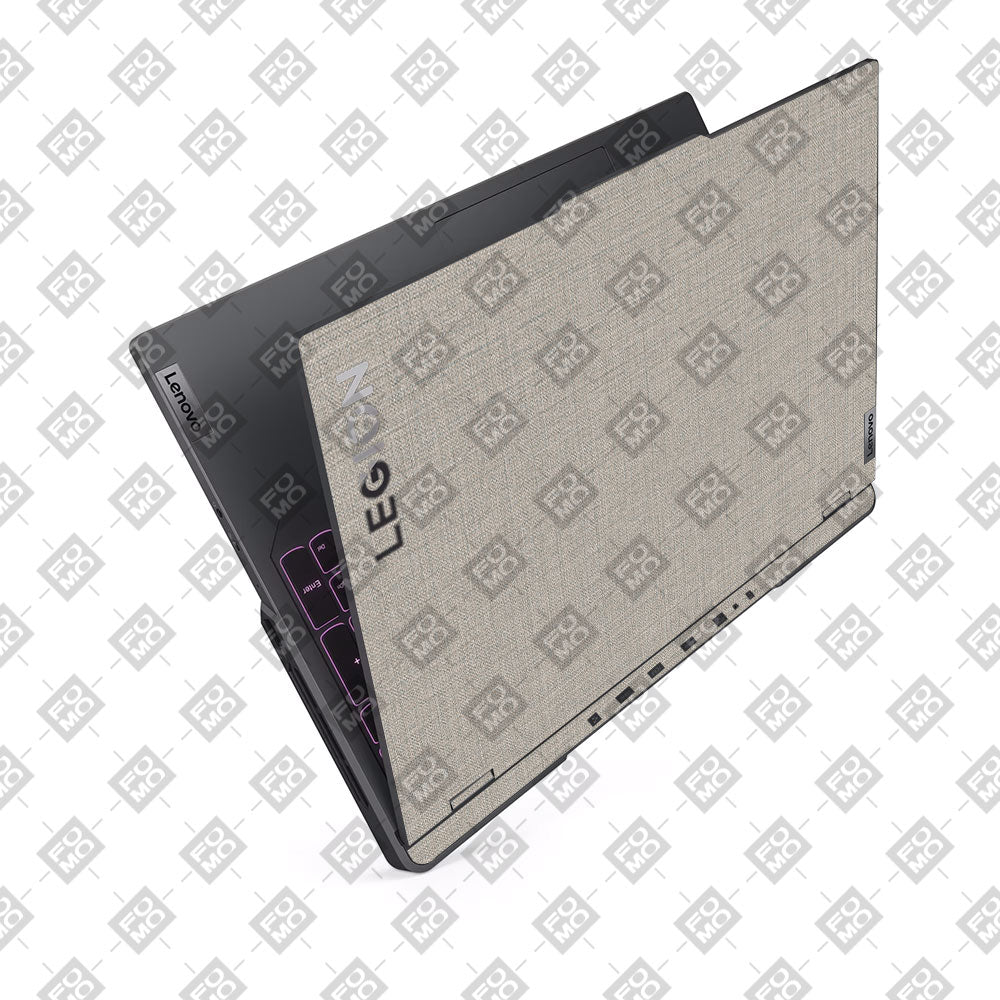 Textured Fabric Grey Lenovo Legion 5 Pro 16IRX8 and 16IRX9 Laptop Skin