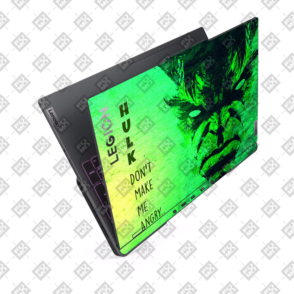 Hulk Don't Make Me Angry Lenovo Legion 5 Pro 16IRX8 and 16IRX9 Laptop Skin