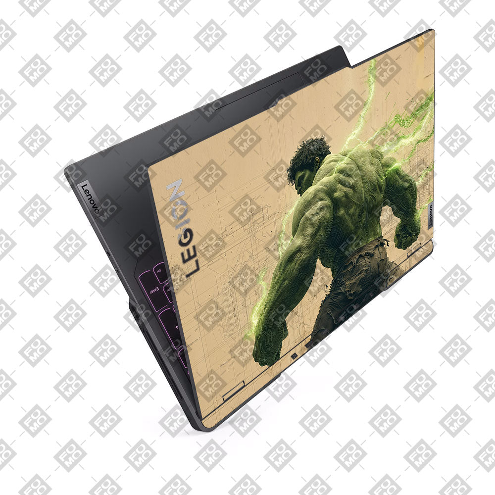 Hulk Unleashed Lenovo Legion 5 Pro 16IRX8 and 16IRX9 Laptop Skin