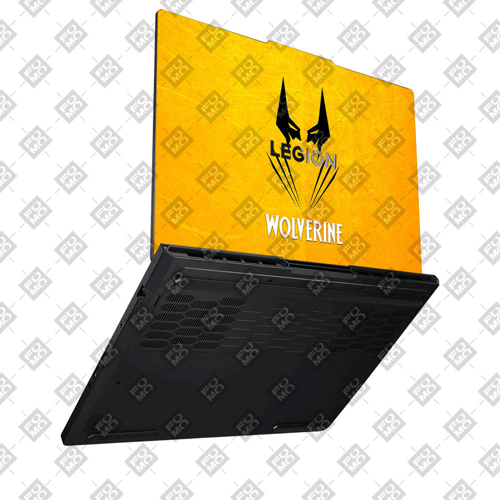 Wolverine with Yellow Background Lenovo Legion Pro 5 16ADR10 Laptop Skin