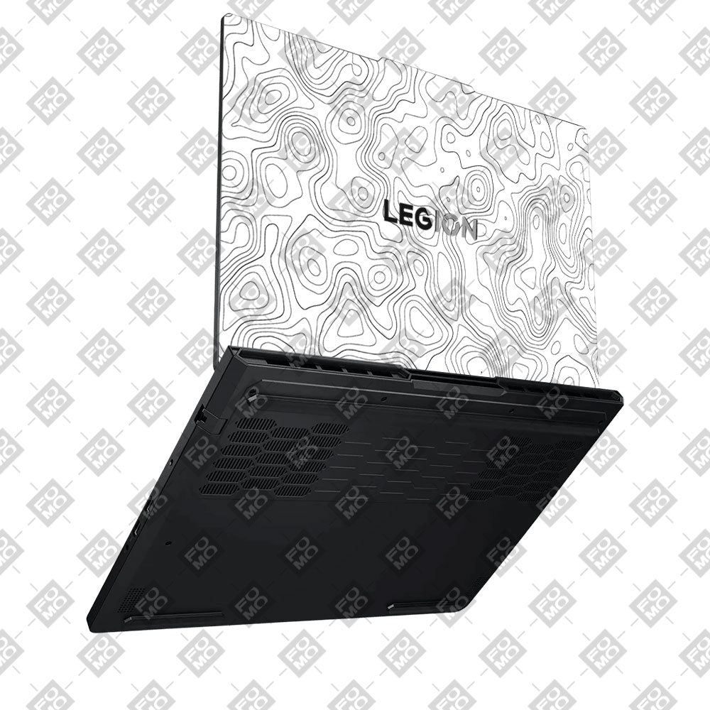 White Contour Design Lenovo Legion Pro 5 16ADR10 Laptop Skin