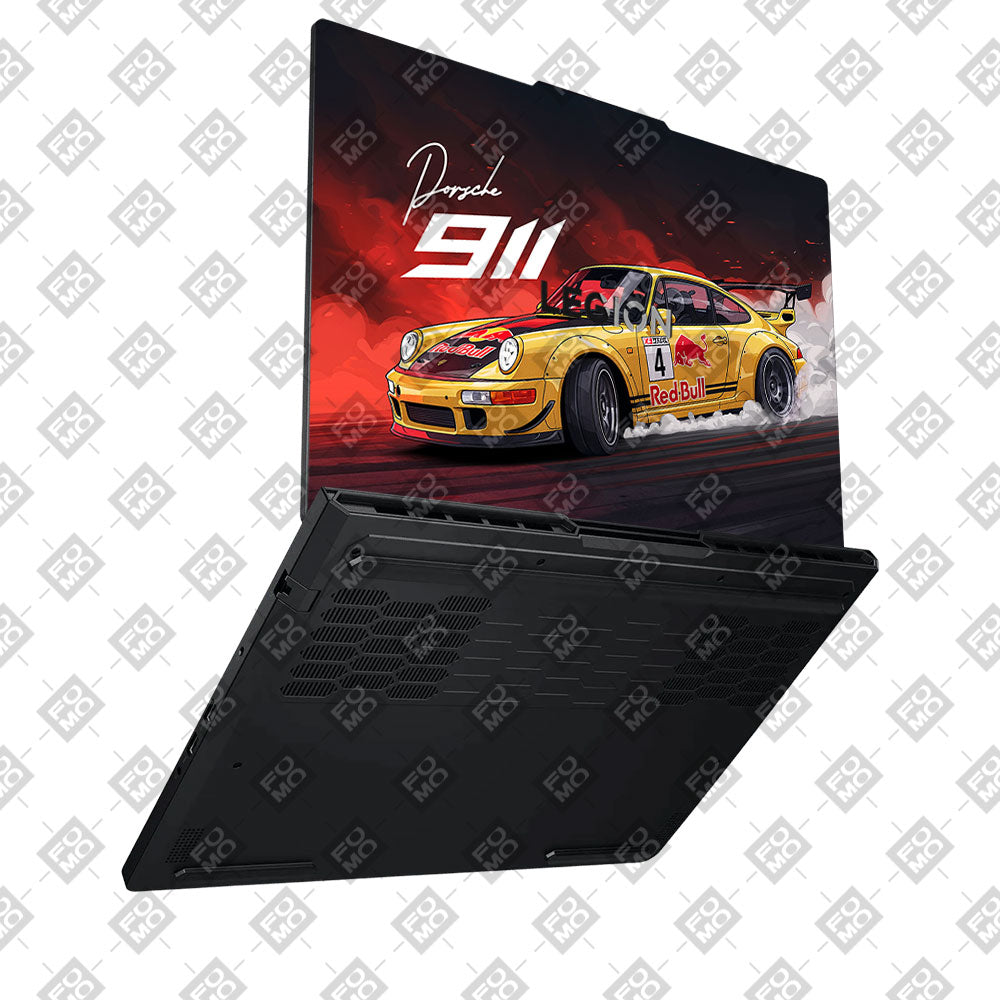 Porsche 911 Red Bull Classic Racer Lenovo Legion Pro 5 16ADR10 Laptop Skin