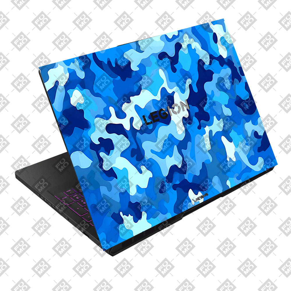 Arctic Blue Camo Pattern Lenovo Legion Pro 5 16AFR10 Laptop Skin