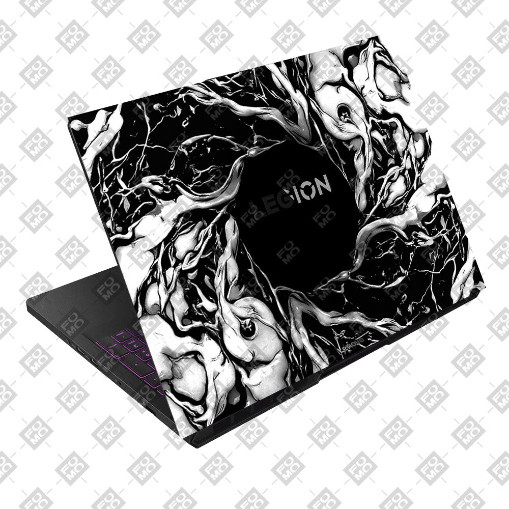 Spiderman Web Black Lenovo Legion Pro 5 16AFR10 Laptop Skin