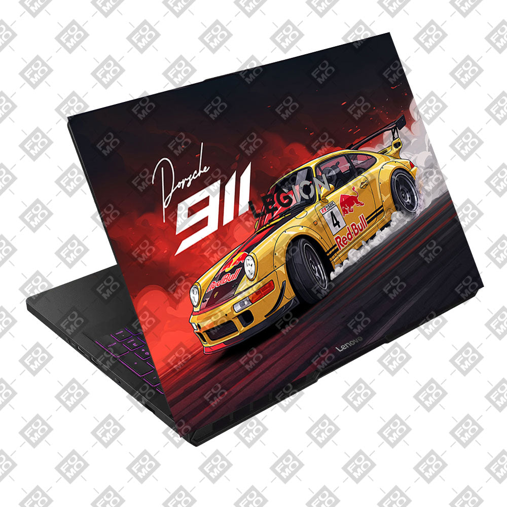 Porsche 911 Red Bull Classic Racer Lenovo Legion Pro 5 16AFR10 Laptop Skin