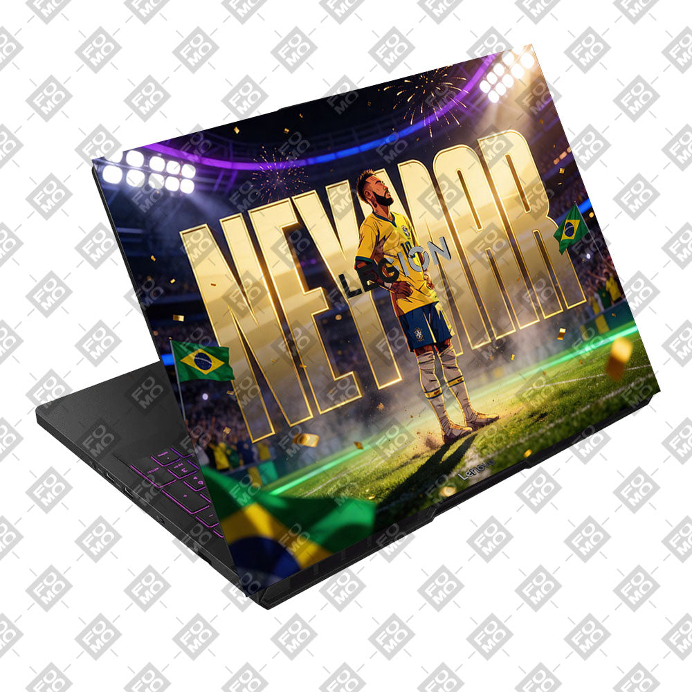 Neymar Golden Aura Lenovo Legion Pro 5 16AFR10 Laptop Skin