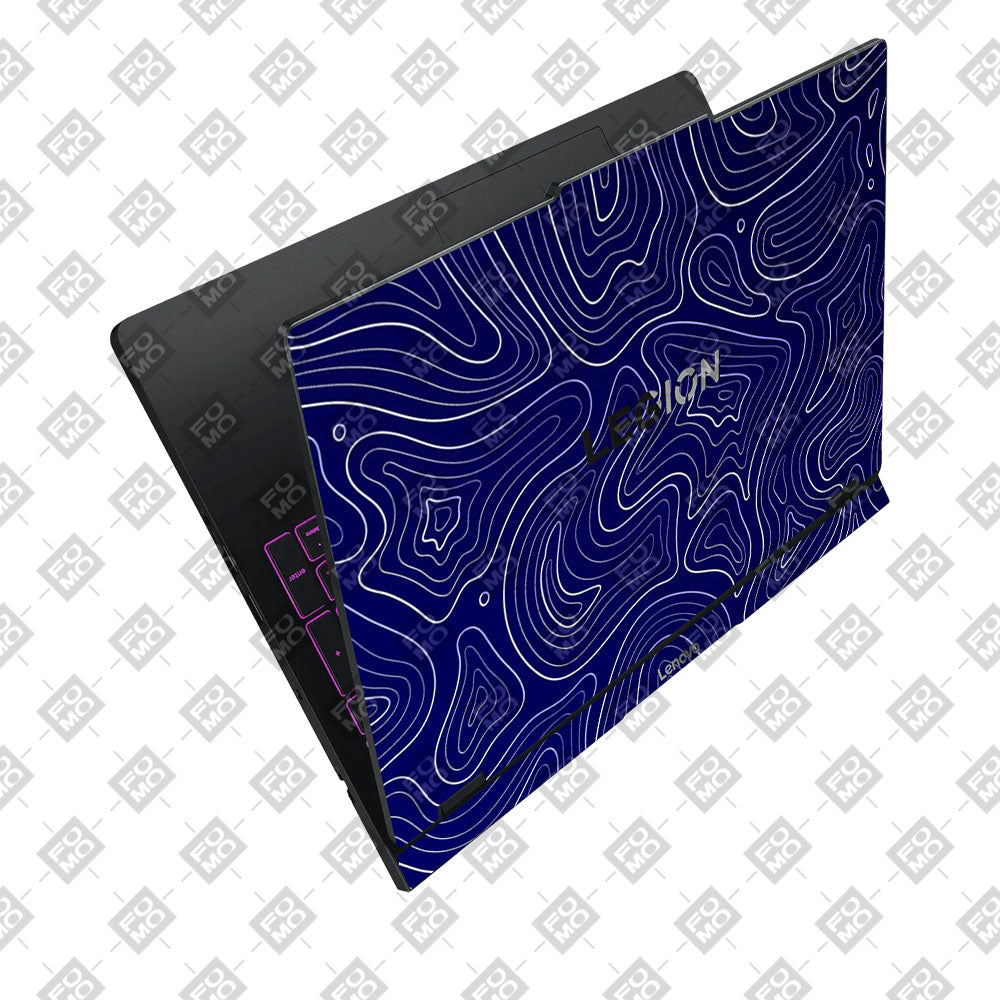 Deep Blue Contour Depths Lenovo Legion Pro 5 16IAX10 Laptop Skin