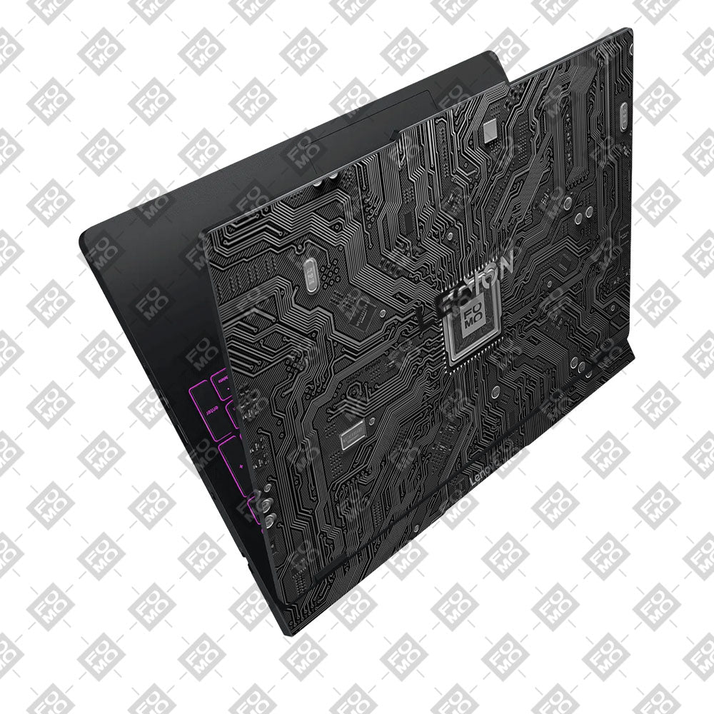 FOMO Circuit Dark Mode Lenovo Legion Pro 5 16IAX10 Laptop Skin