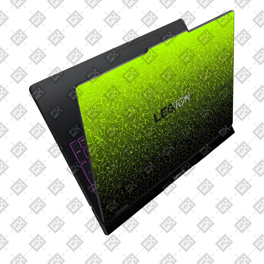 Lime Yellow to Black Gradient Lenovo Legion Pro 5 16IAX10 Laptop Skin