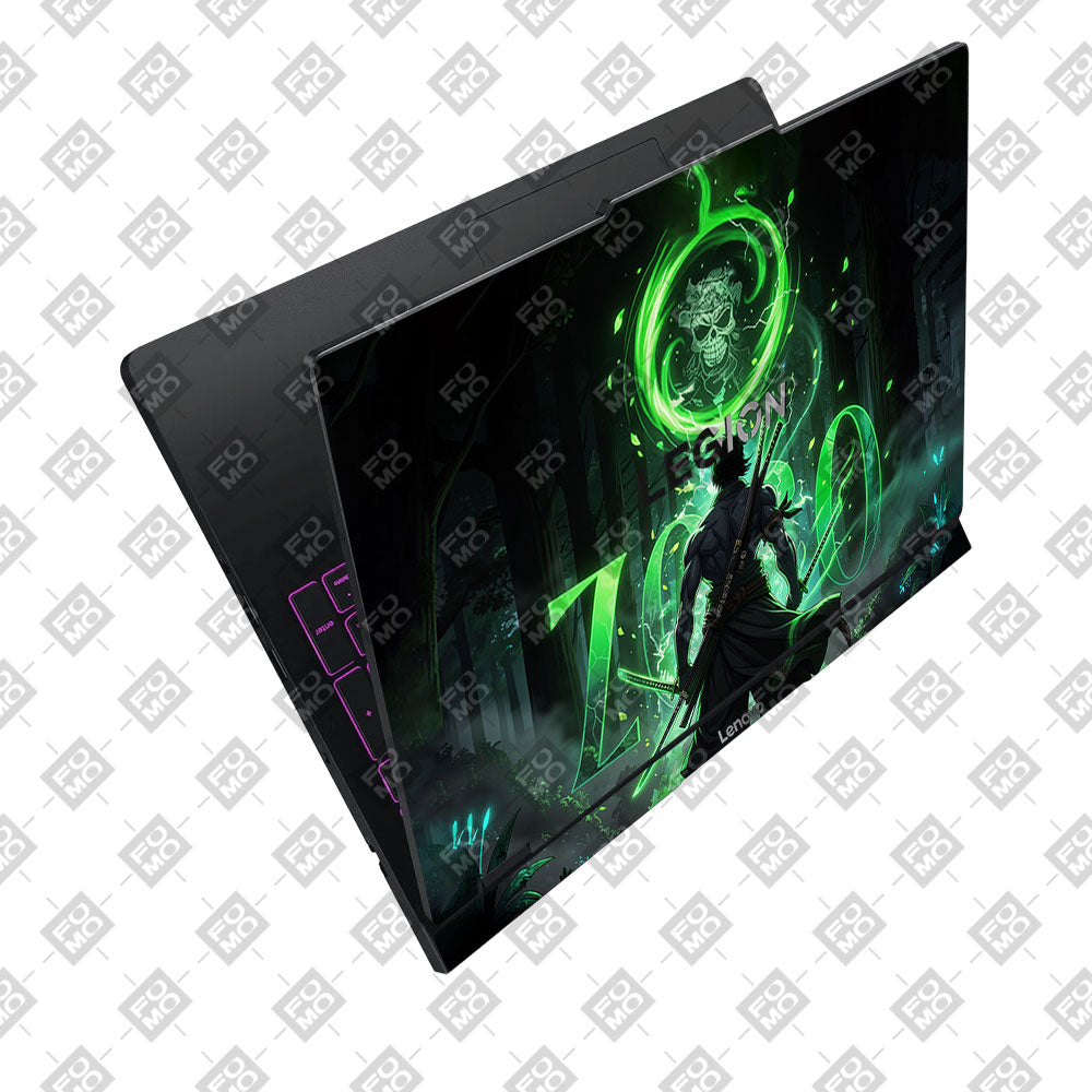 Zoro Green Aura Lenovo Legion Pro 5 16IAX10 Laptop Skin