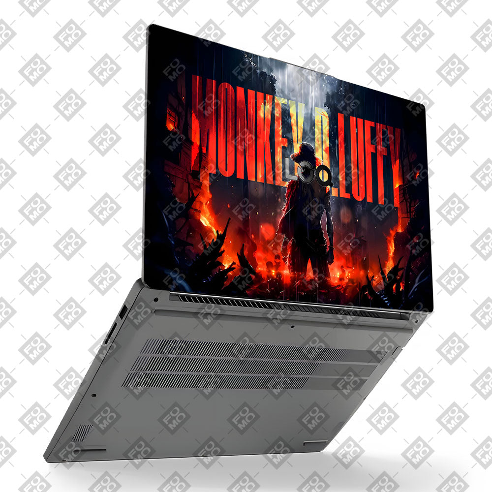 Monkey D. Luffy Blazing Red Lenovo LOQ Essential 15IAX9E Laptop Skin