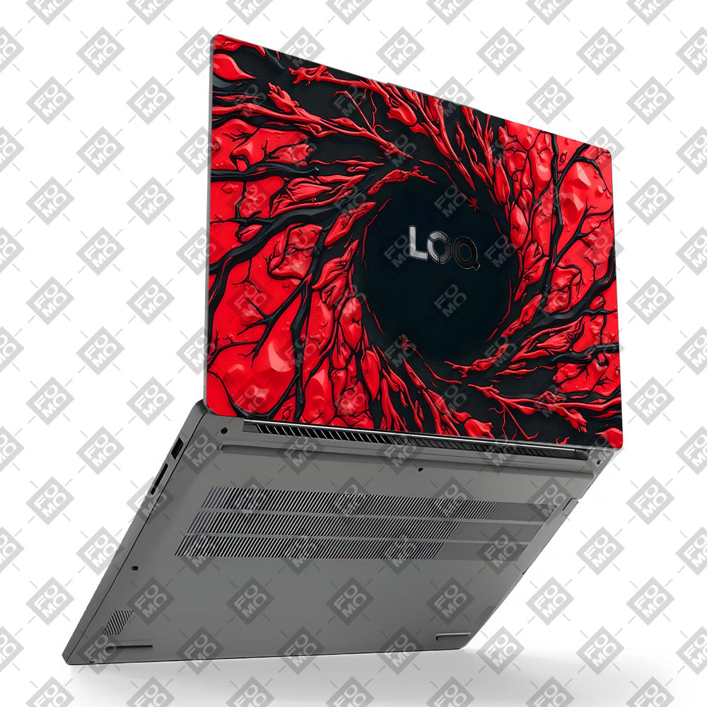 Spiderman Web Red Lenovo LOQ Essential 15IAX9E Laptop Skin