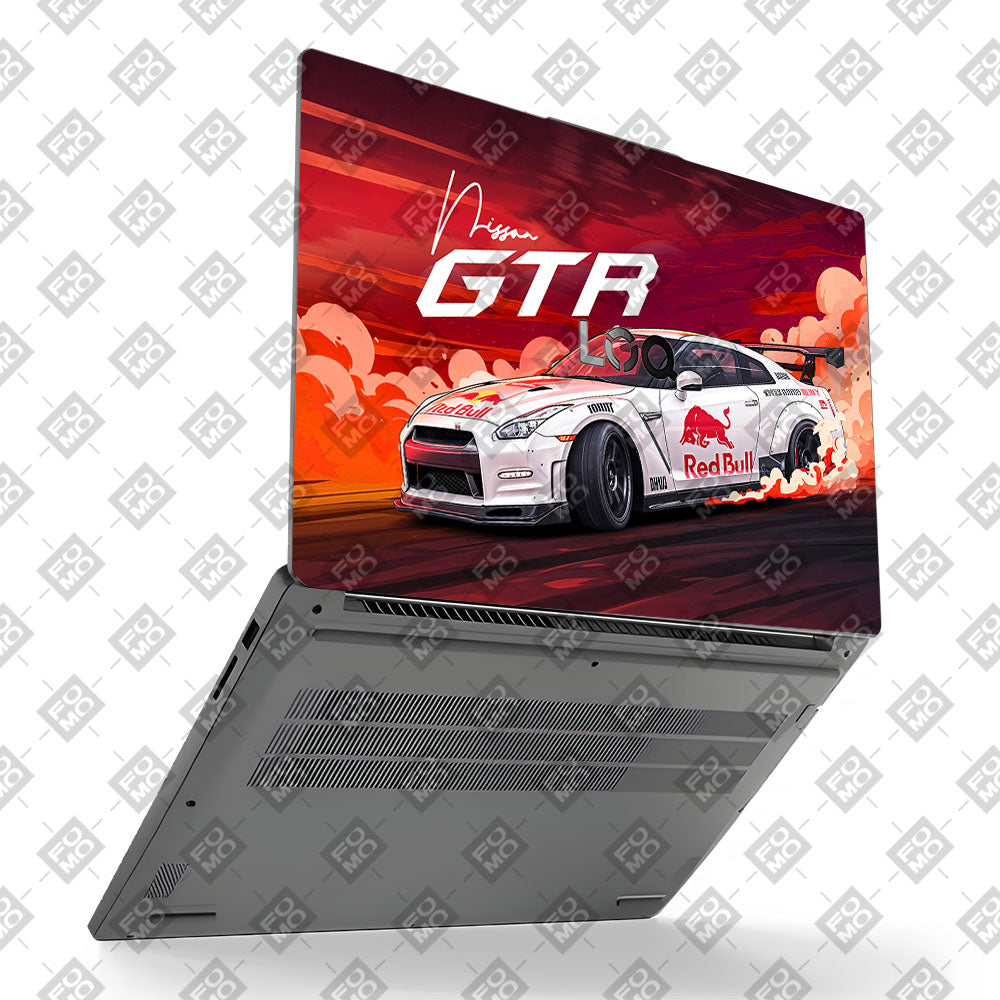 Nissan GTR Red Bull Drift Fury Lenovo LOQ Essential 15IAX9E Laptop Skin