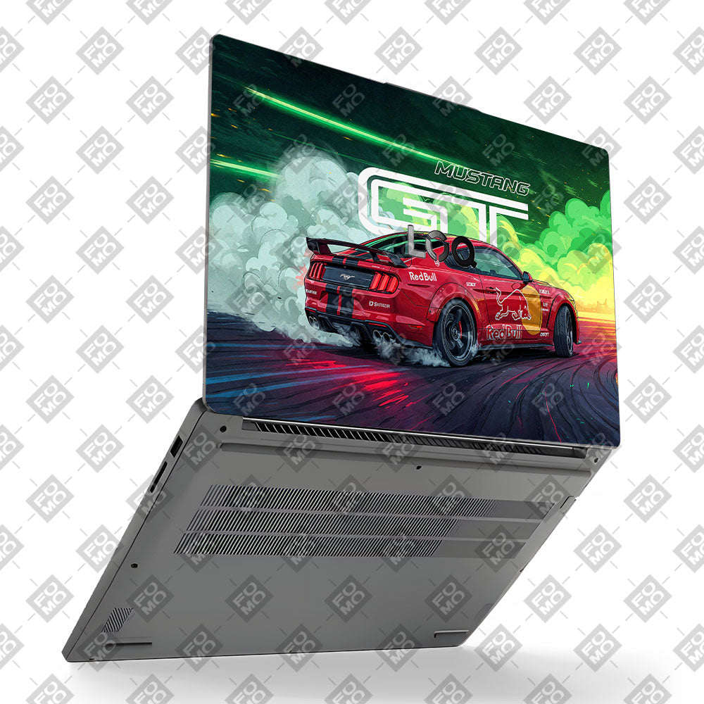 Mustang GT Red Bull Drift Beast Lenovo LOQ Essential 15IAX9E Laptop Skin