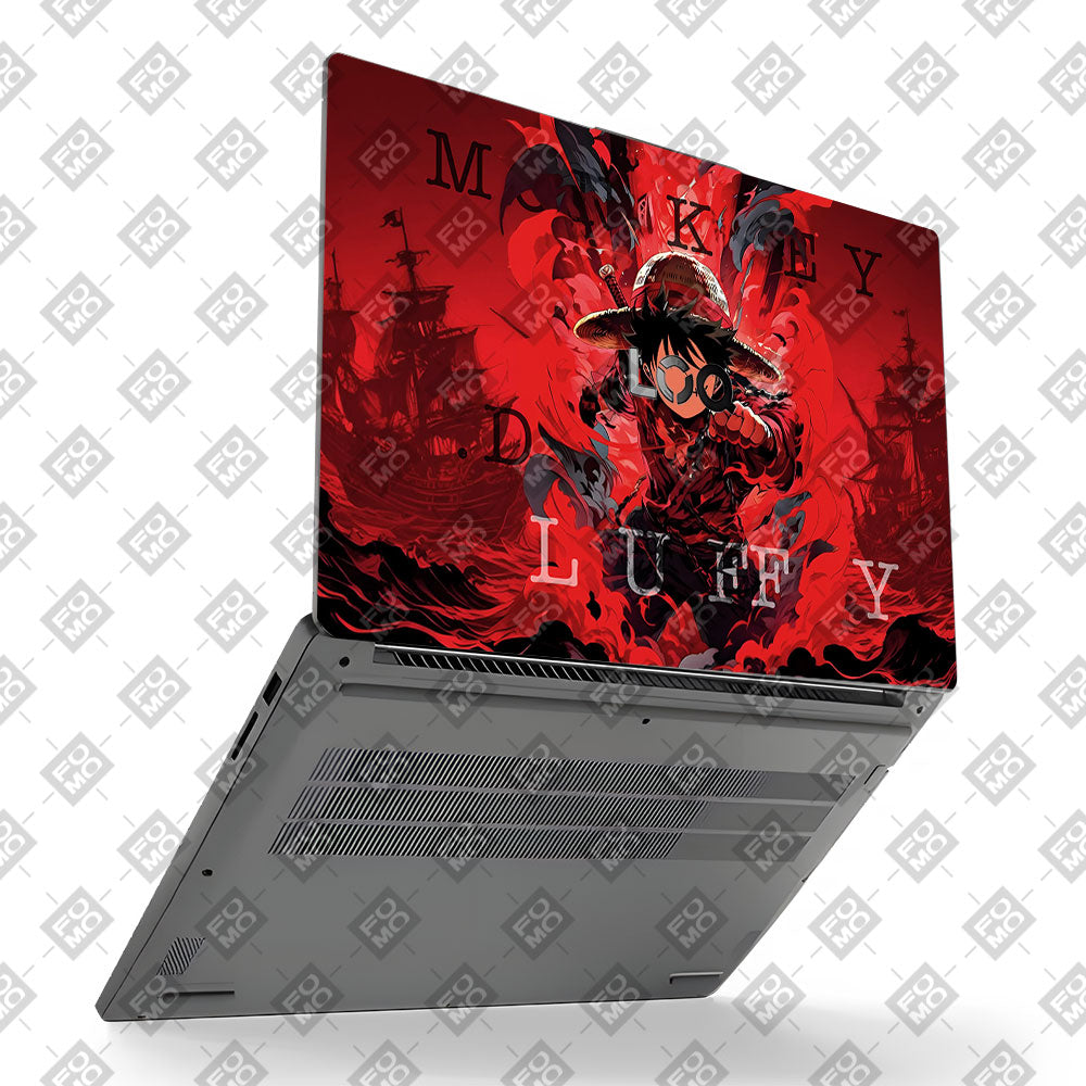 Red King Luffy Lenovo LOQ Essential 15IAX9E Laptop Skin