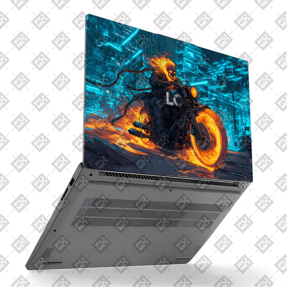 Hellfire Rider Lenovo LOQ Essential 15IAX9E Laptop Skin