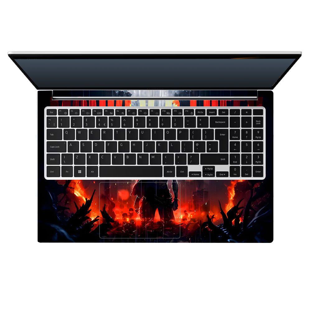 Red Anime Pirate Samsung Galaxy Book 4 15.6 Laptop Skin