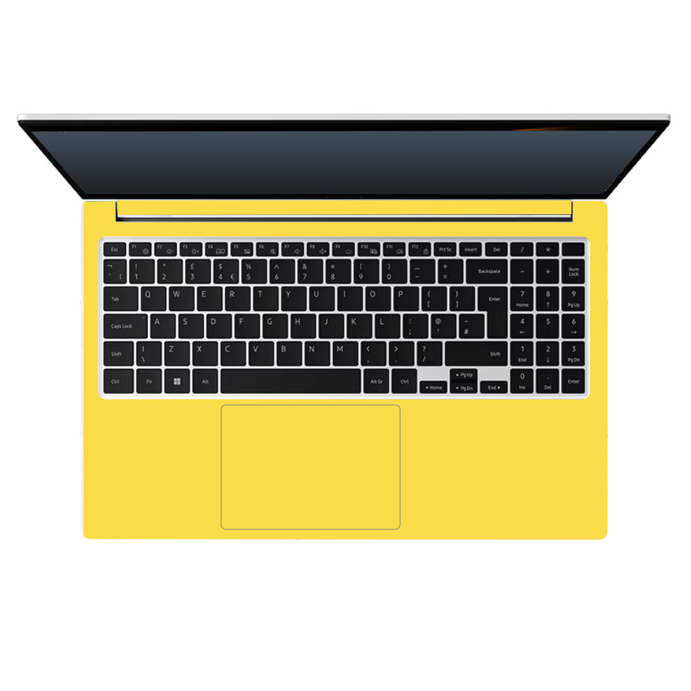 Textured Yellow Samsung Galaxy Book 4 15.6 Laptop Skin