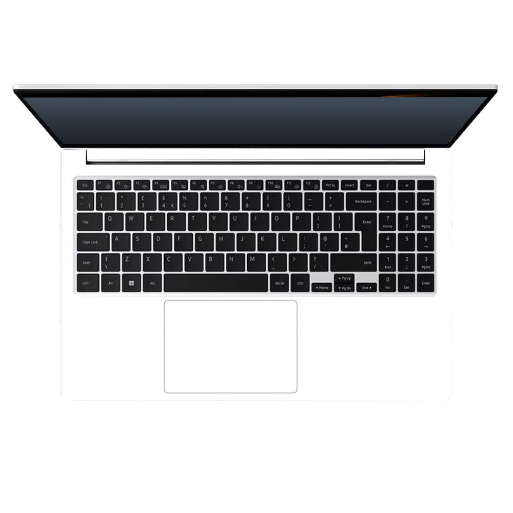 Textured White Samsung Galaxy Book 4 15.6 Laptop Skin