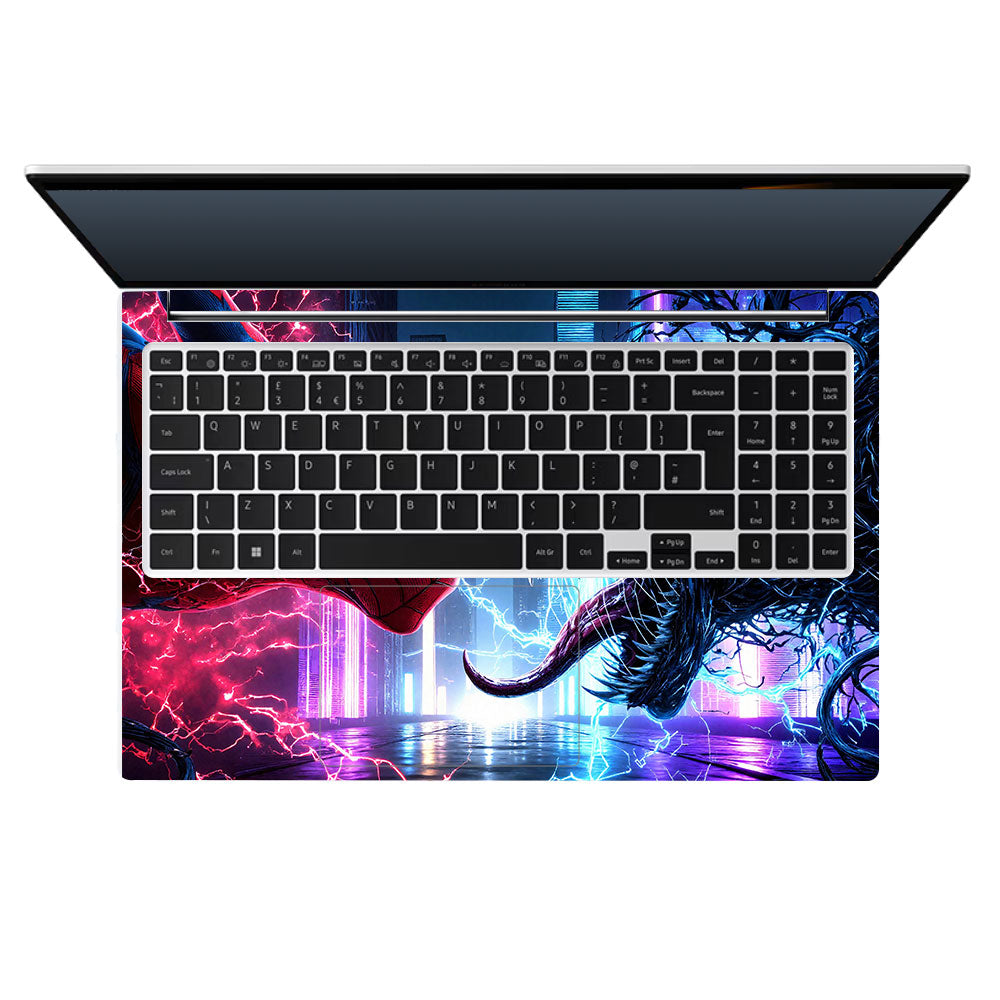 Spiderman vs Venom Showdown Samsung Galaxy Book 4 15.6 Laptop Skin