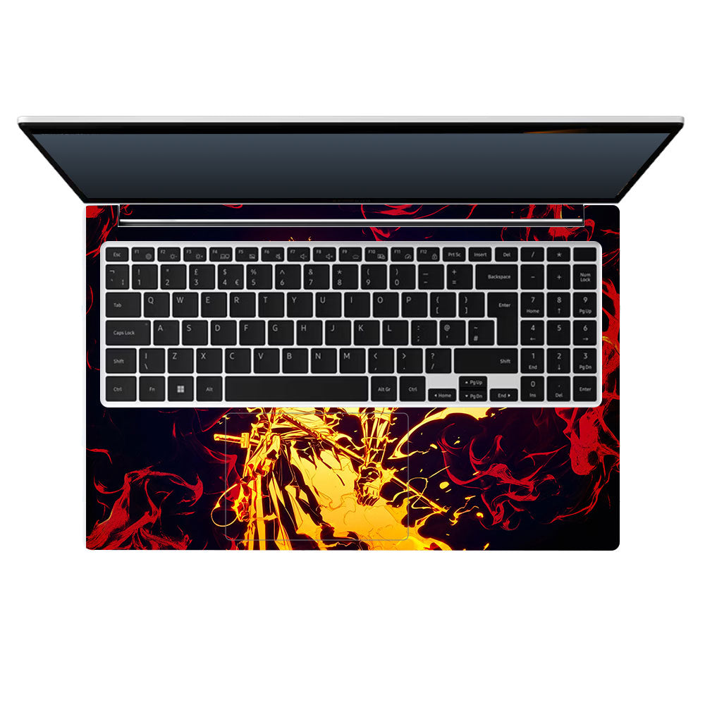 Bleach Ichigo Bankai Form Samsung Galaxy Book 4 15.6 Laptop Skin
