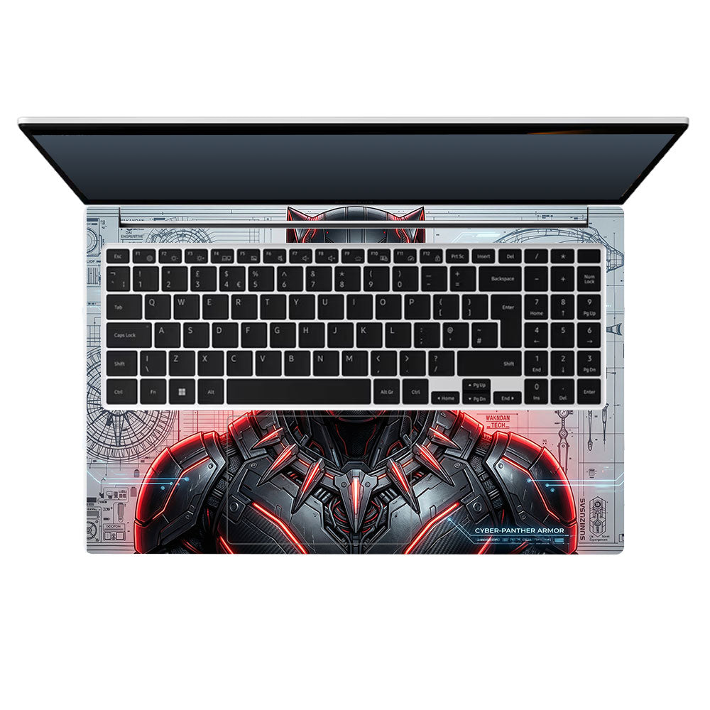 Black Panther Vibranium Tech Samsung Galaxy Book 4 15.6 Laptop Skin