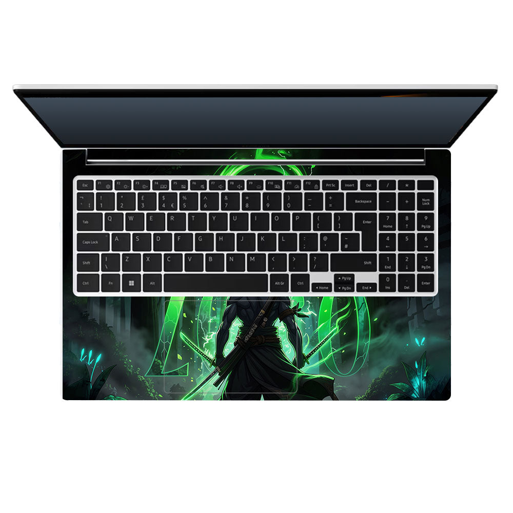 Zoro Green Aura Samsung Galaxy Book 4 15.6 Laptop Skin