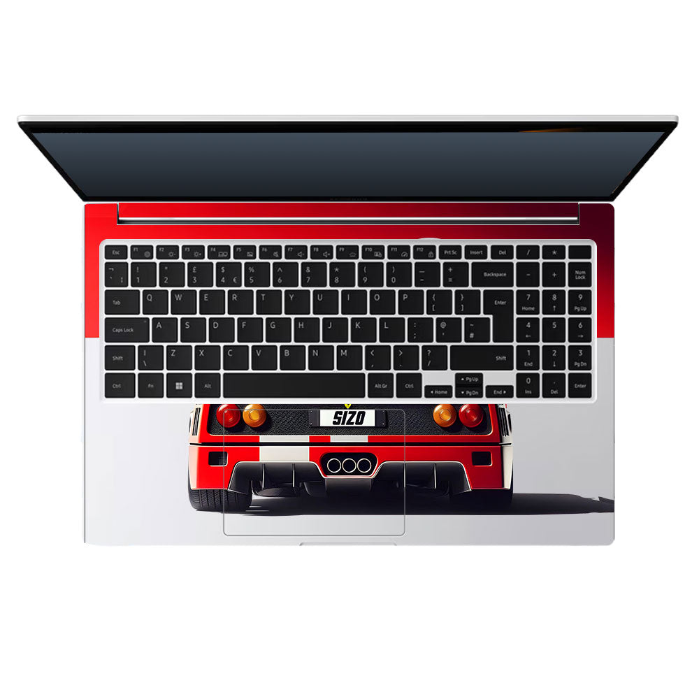Transparent Ferrari F40 Samsung Galaxy Book 4 15.6 Laptop Skin