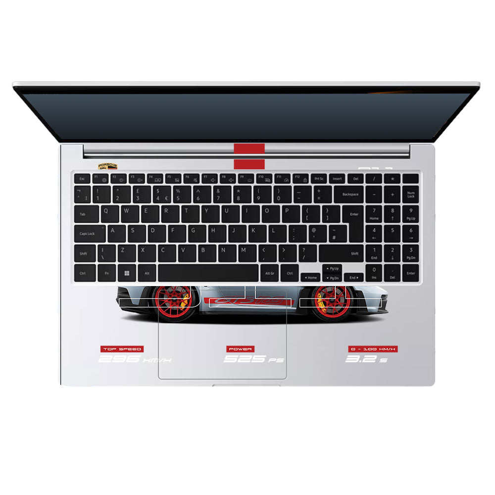 Transparent Red Bull Energy Samsung Galaxy Book 4 15.6 Laptop Skin