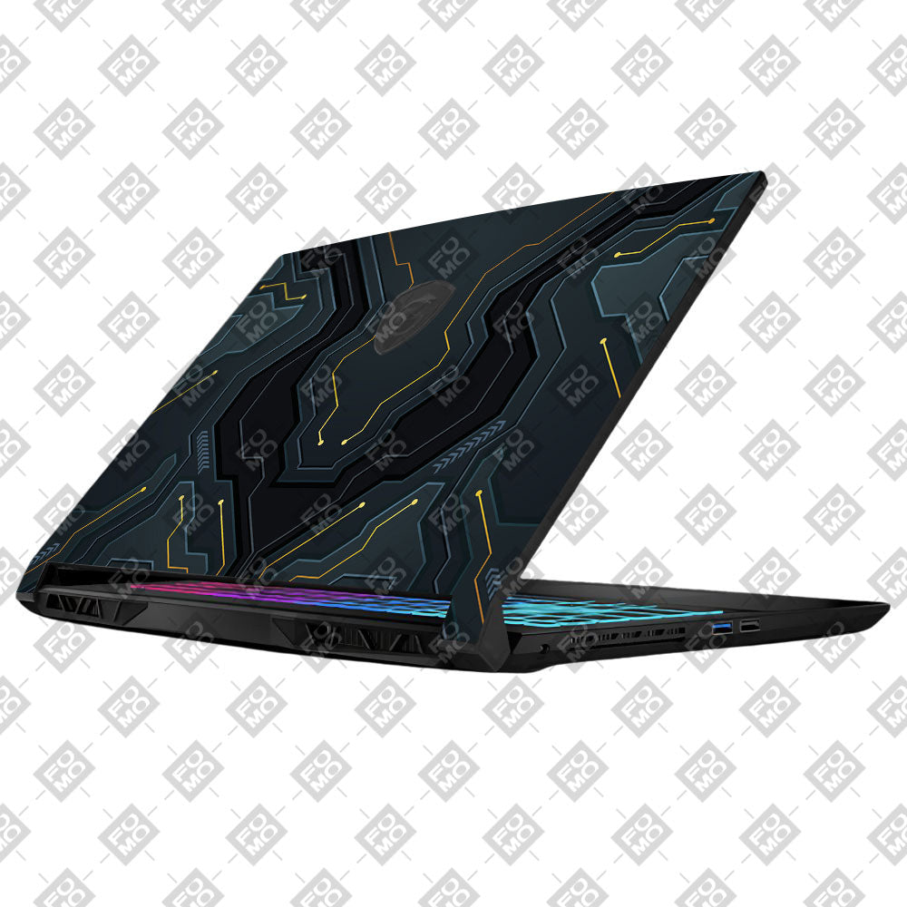 Futuristic Techno MSI Katana 15 B13V Laptop Skin