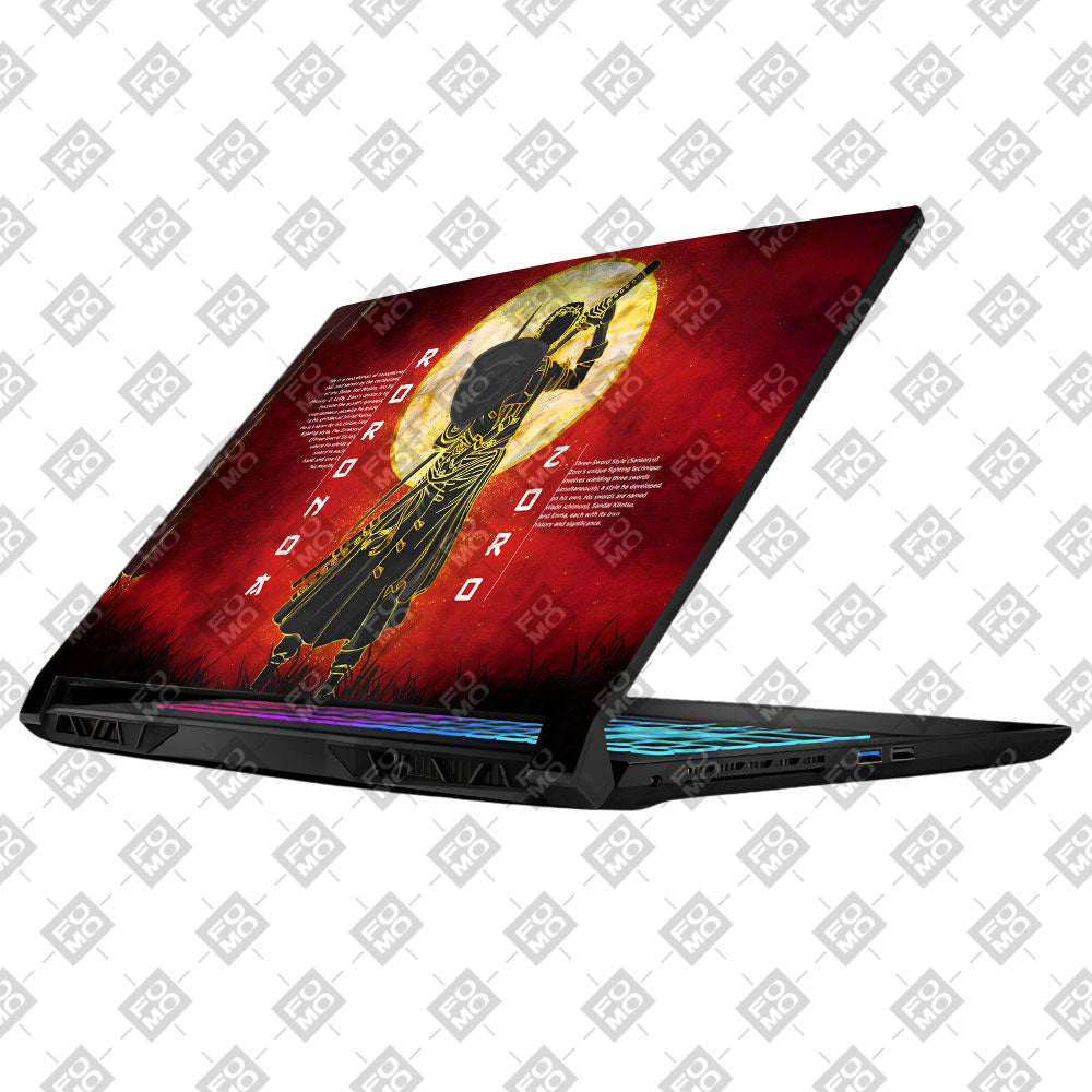 Zoro Under Golden Moon MSI Katana 15 B13V Laptop Skin
