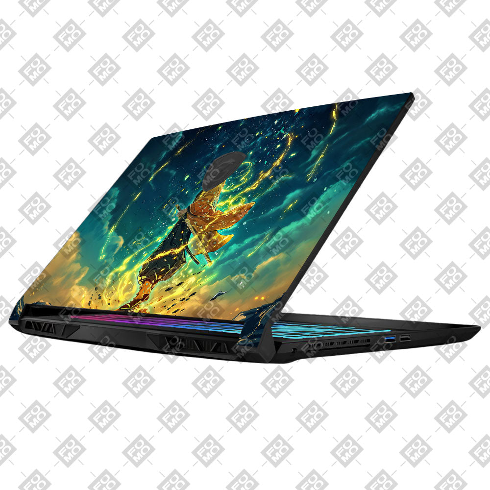 Zenitsu Thunder God MSI Katana 15 B13V Laptop Skin