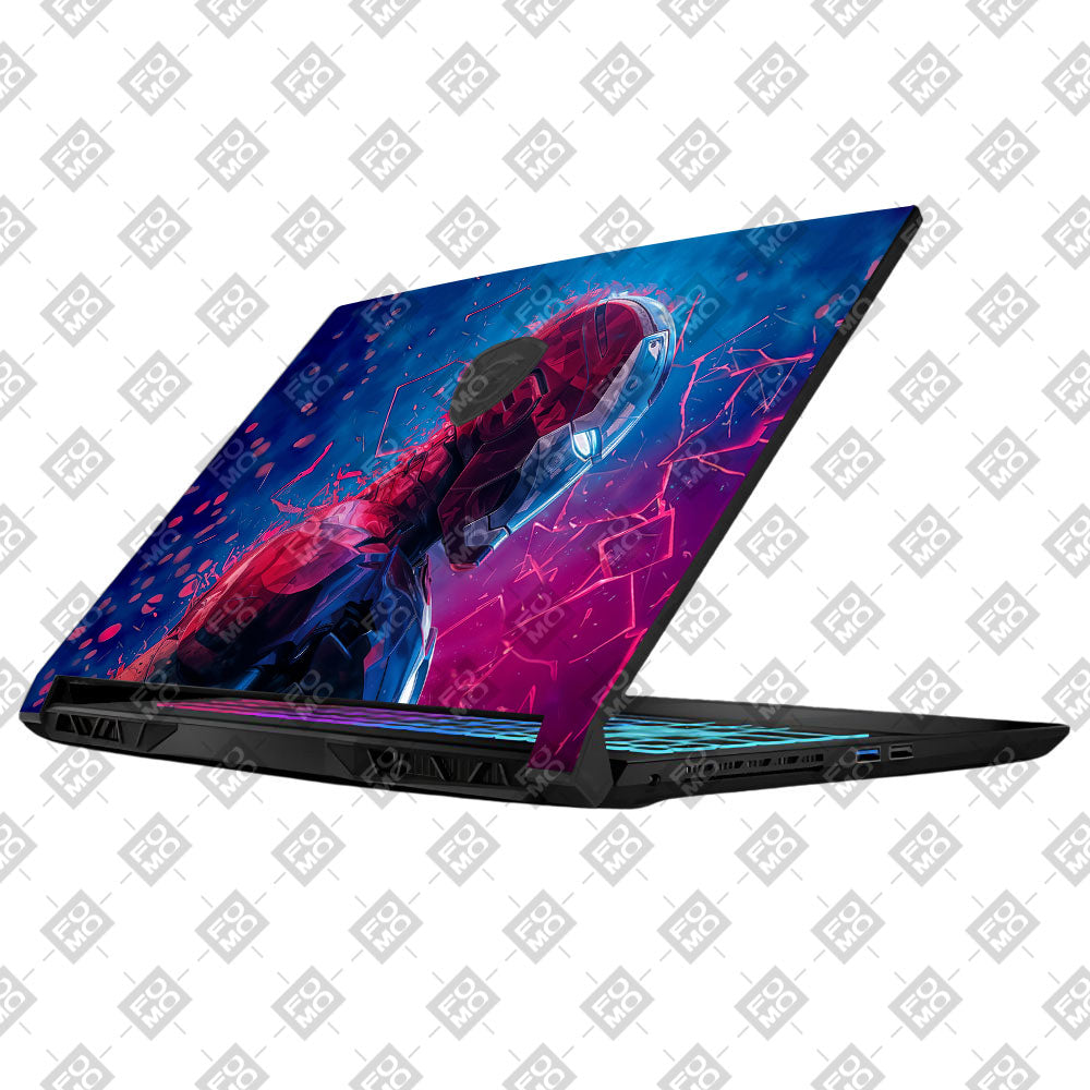 Iron Man Neon Tech MSI Katana 15 B13V Laptop Skin