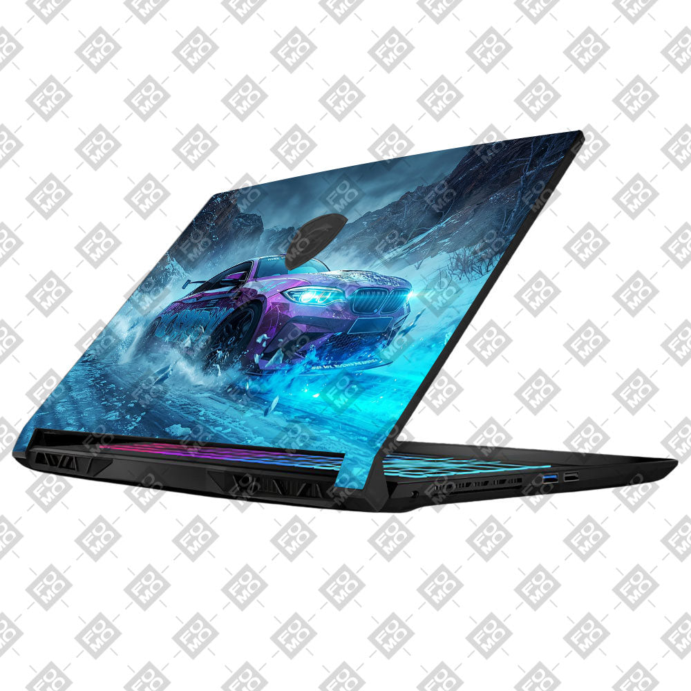 BMW Neon Drift MSI Katana 15 B13V Laptop Skin